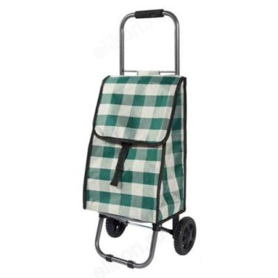 Сумка-тележка Рыжий кот 093581 D-203 GREEN