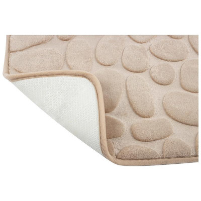 Коврик для ванной 'Stone' 40х60см, цвет - бежевый РЫЖИЙ КОТ 102514-1