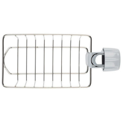 Держатель регулируемый для мыла/губки на кран 23.5х10.5х5.5см (металл) РЫЖИЙ КОТ 104264-2