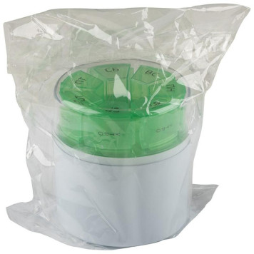 Таблетница на 7 дней, цилиндр РЫЖИЙ КОТ 104326-3