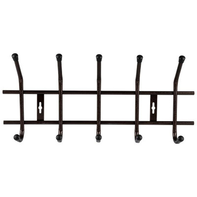 Вешалка настенная Gancio 5 крючков бронза РЫЖИЙ КОТ 104848