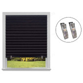 Штора-плиссе самоклеющаяся Рыжий кот Skandi 90*180см черный 105047