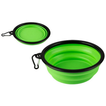 Миска складная силиконовая для животных 1000мл РЫЖИЙ КОТ 105323