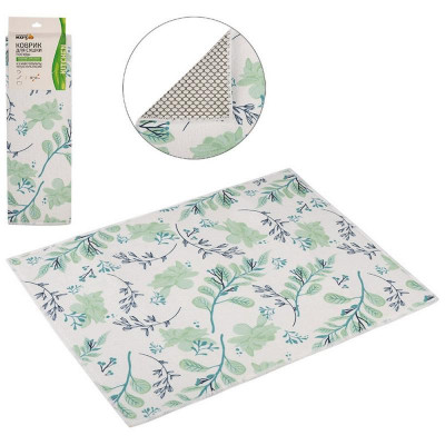 Коврик для сушки посуды из микрофибры антискользящий, 38х50см РЫЖИЙ КОТ 105615