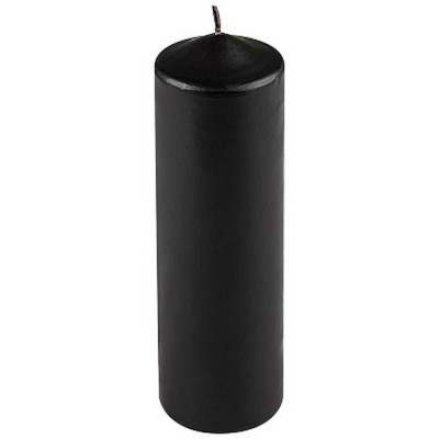 Свеча Deco 60х190мм черная РЫЖИЙ КОТ 105752