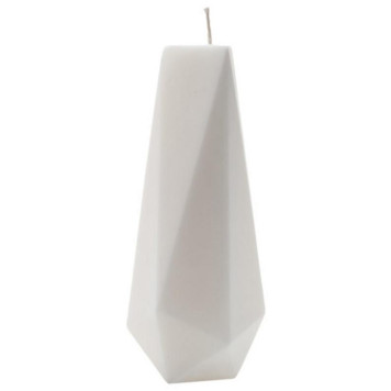 Свеча 'Кристалл' 50х130мм белая РЫЖИЙ КОТ 105758