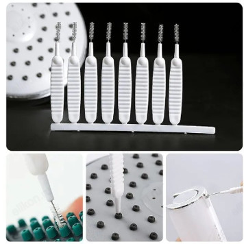 Щетка для чистки душевой лейки 10шт Рыжий кот 105790-1