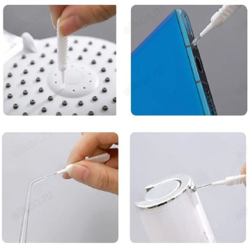 Щетка для чистки душевой лейки 10шт Рыжий кот 105790-2