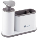 Диспенсер для жидкого мыла SAUBER с органайзером Leonord РЫЖИЙ КОТ 105845