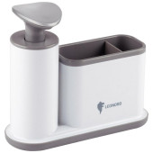 Диспенсер для жидкого мыла SAUBER с органайзером Leonord РЫЖИЙ КОТ 105845