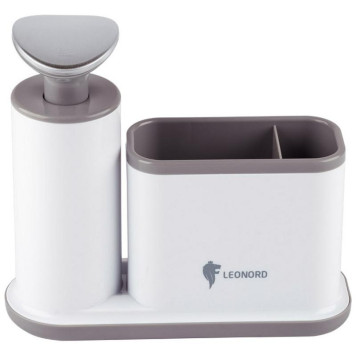 Диспенсер для жидкого мыла SAUBER с органайзером Leonord РЫЖИЙ КОТ 105845-1