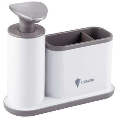 Диспенсер для жидкого мыла SAUBER с органайзером Leonord РЫЖИЙ КОТ 105845