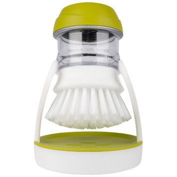 Щетка для мытья посуды SAUBER с дозатором для моющего средства Leonord РЫЖИЙ КОТ 105850-1