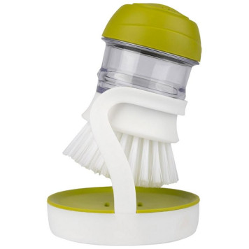 Щетка для мытья посуды SAUBER с дозатором для моющего средства Leonord РЫЖИЙ КОТ 105850-4