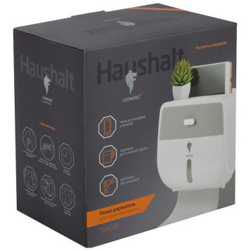 Полка-держатель для туалетной бумаги TANGER TBH-02 (с ящиком) Leonord РЫЖИЙ КОТ 105856-4