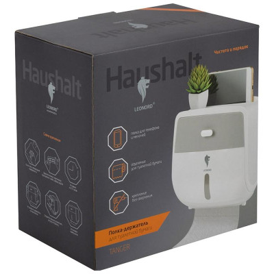 Полка-держатель для туалетной бумаги TANGER TBH-02 (с ящиком) Leonord РЫЖИЙ КОТ 105856-4