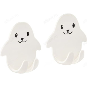 Крючки самоклеящиеся Тюлени 2шт Рыжий кот 105885