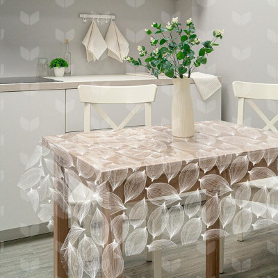 Скатерть ПВХ 'Физалис' коллекция Ажур РЫЖИЙ КОТ 106451