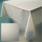 Скатерть ПВХ 'Клетка' коллекция Винтаж РЫЖИЙ КОТ 106455