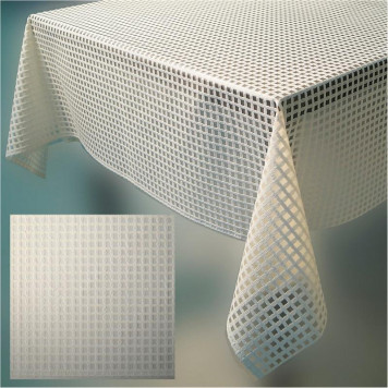 Скатерть ПВХ 'Клетка' коллекция Винтаж РЫЖИЙ КОТ 106455