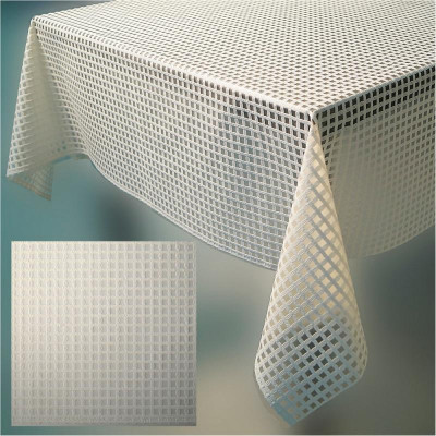 Скатерть ПВХ 'Клетка' коллекция Винтаж РЫЖИЙ КОТ 106455