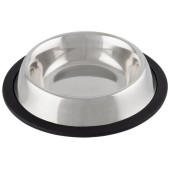Миска с антискользящим дном, нерж.сталь, резина, 18см, 380мл РЫЖИЙ КОТ 106767