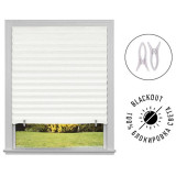 Самоклеящиеся шторы-плиссе 'Skandi', 60х180см, блэкаут, цвет белый РЫЖИЙ КОТ 106824