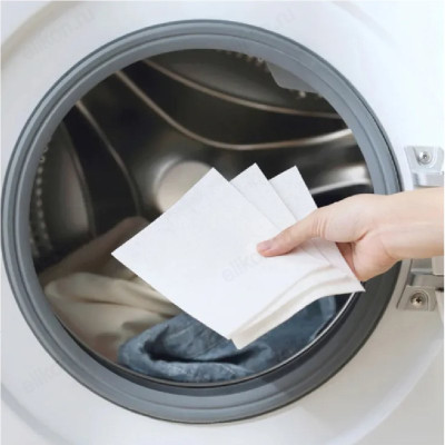 Салфетка для стирки против окрашивания белья Рыжий кот (20шт) 106913-3