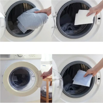 Салфетка для стирки против окрашивания белья Рыжий кот (20шт) 106913-4