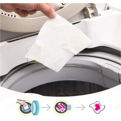 Салфетка для стирки против окрашивания белья Рыжий кот (20шт) 106913-5