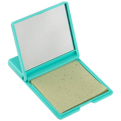 Салфетки матирующие в кейсе с зеркалом ' Идеальная' , 50шт РЫЖИЙ КОТ 107322