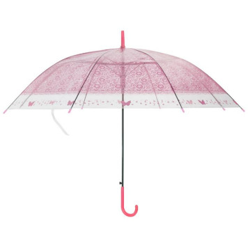 Зонт-трость BASIC 90см ЭВА 107551 розовый-4