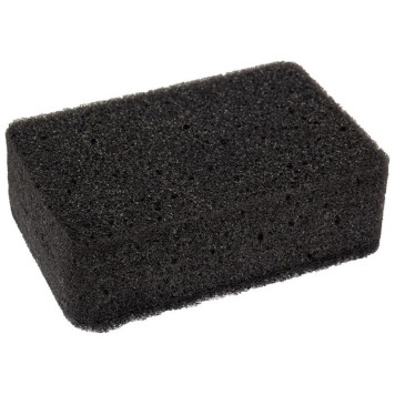 Набор губок для мытья посуды двухслойных прямоугольных KS-08 черный (10шт) РЫЖИЙ КОТ 107569-1