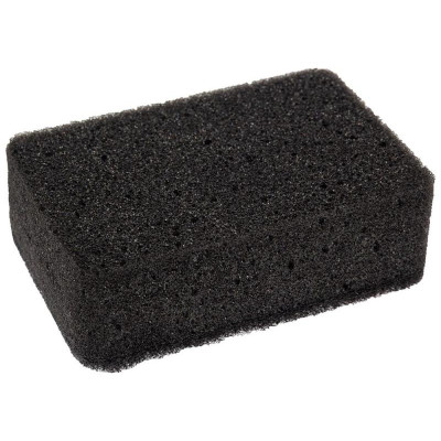 Набор губок для мытья посуды двухслойных прямоугольных KS-08 черный (10шт) РЫЖИЙ КОТ 107569-1