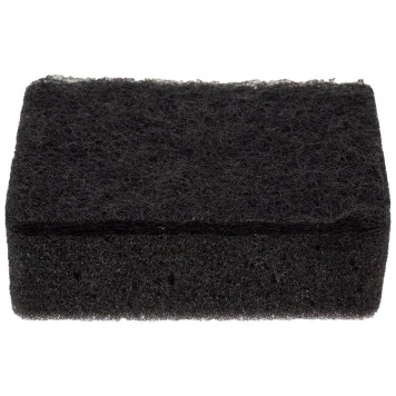 Набор губок для мытья посуды двухслойных прямоугольных KS-08 черный (10шт) РЫЖИЙ КОТ 107569-2