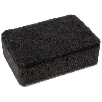 Набор губок для мытья посуды двухслойных прямоугольных KS-08 черный (10шт) РЫЖИЙ КОТ 107569-3