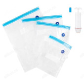 Пакет вакуумный с насосом VBB Рыжий кот 107577 4шт/уп