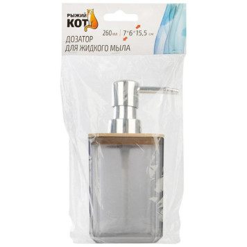 Дозатор для жидкого мыла 'Оникс' РЫЖИЙ КОТ 107633-3