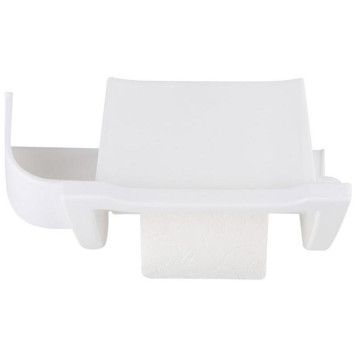 Полка для туалета BEROSSI Mira (белый) (088244) РЫЖИЙ КОТ 107670-2