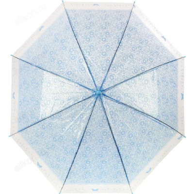 Зонт-трость BASIC 90см ЭВА 107777 голубой-1