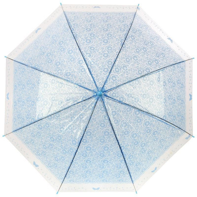 Зонт-трость BASIC 90см ЭВА 107777 голубой-2