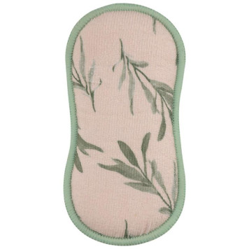 Губка-скраб двухсторонняя 19х9.5см микрофибра+абразив (2шт) РЫЖИЙ КОТ 107843-1