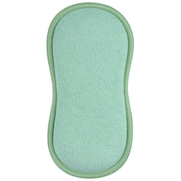 Губка-скраб двухсторонняя 19х9.5см микрофибра+абразив (2шт) РЫЖИЙ КОТ 107843-5