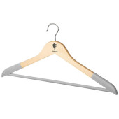 Вешалка деревянная, флокированная Leonord цвет древесный РЫЖИЙ КОТ 107887