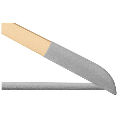 Вешалка деревянная, флокированная Leonord цвет древесный РЫЖИЙ КОТ 107887-2