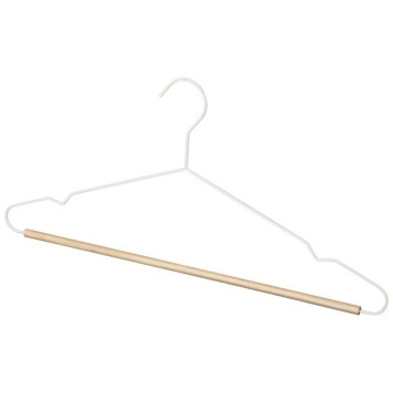 Набор вешалок металлических с деревянной перекладиной 'Винтаж' (5шт) РЫЖИЙ КОТ 107895-1