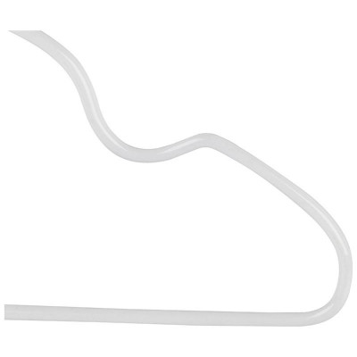 Набор вешалок металлических с ПВХ покрытием (10шт) цвет белый РЫЖИЙ КОТ 107902-2