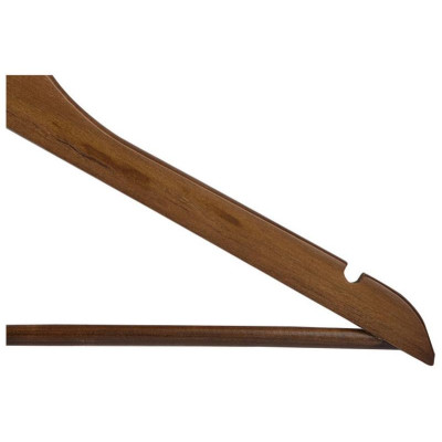 Вешалка-плечики дерево набор 5шт Рыжий кот 107912 темно-кор.-2