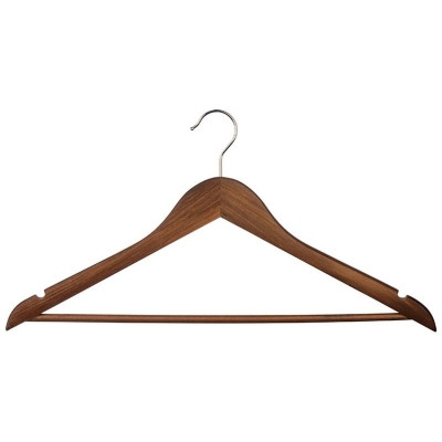 Вешалка-плечики дерево набор 5шт Рыжий кот 107912 темно-кор.-3