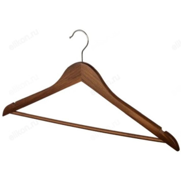 Вешалка-плечики дерево Рыжий кот 107913 темно-кор.